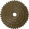 Ekena Millwork Eryn Ceiling Medallion (Fits Canopies up to 4"), 24 3/4"OD x 3 1/4"ID x 1 7/8"P, Mississippi Mud CM24ENMMF - alternate 1